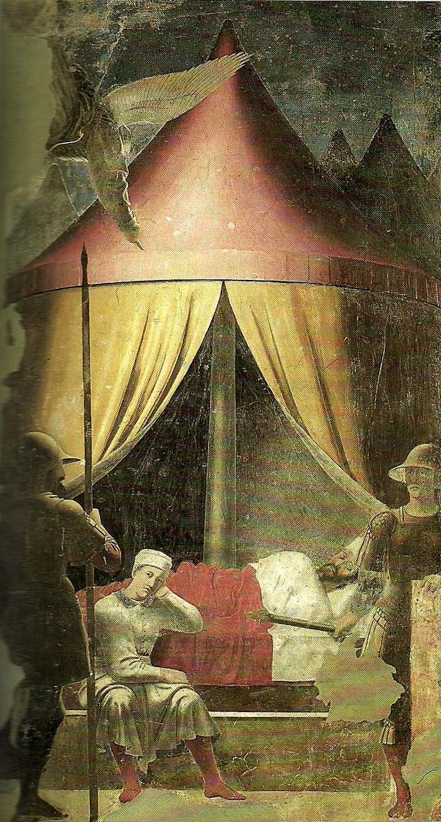 Piero della Francesca the legend of the true cross, detail